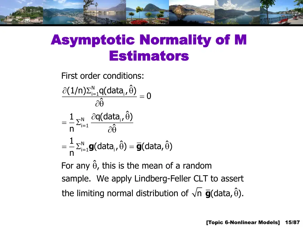 asymptotic normality of m asymptotic normality