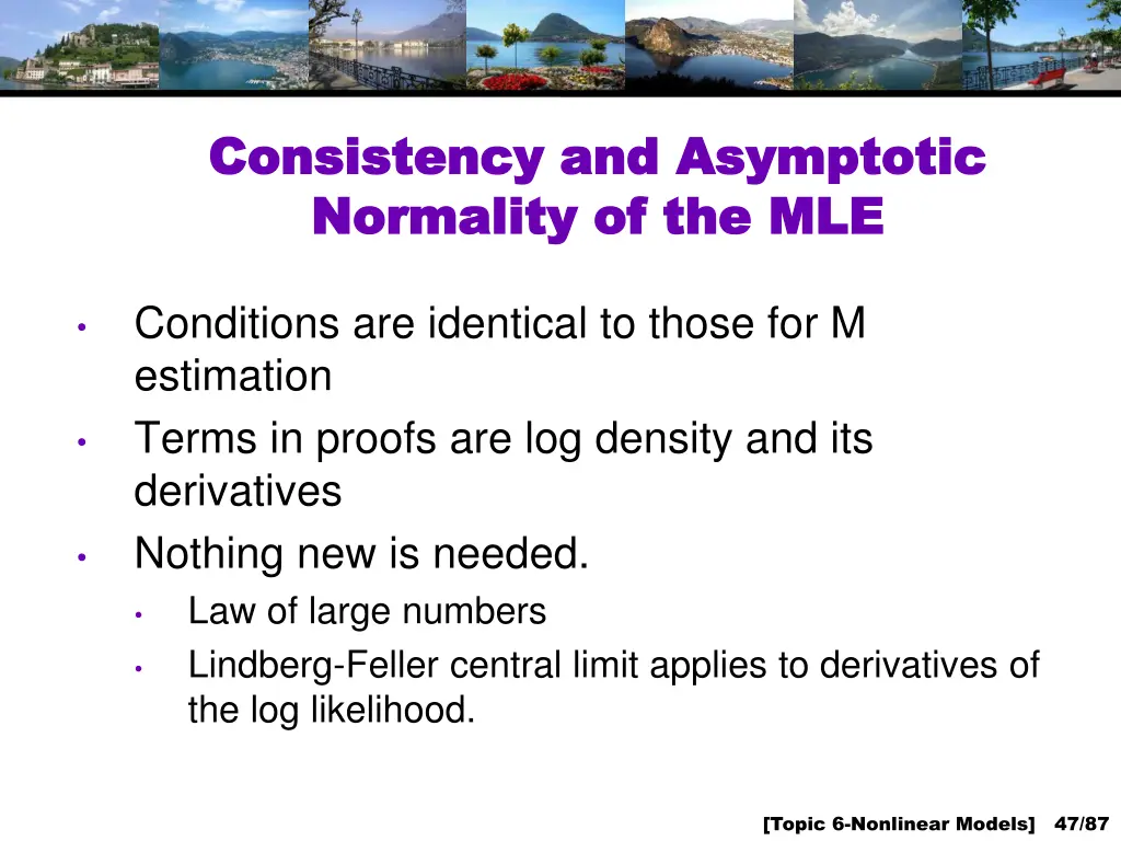 consistency and asymptotic consistency