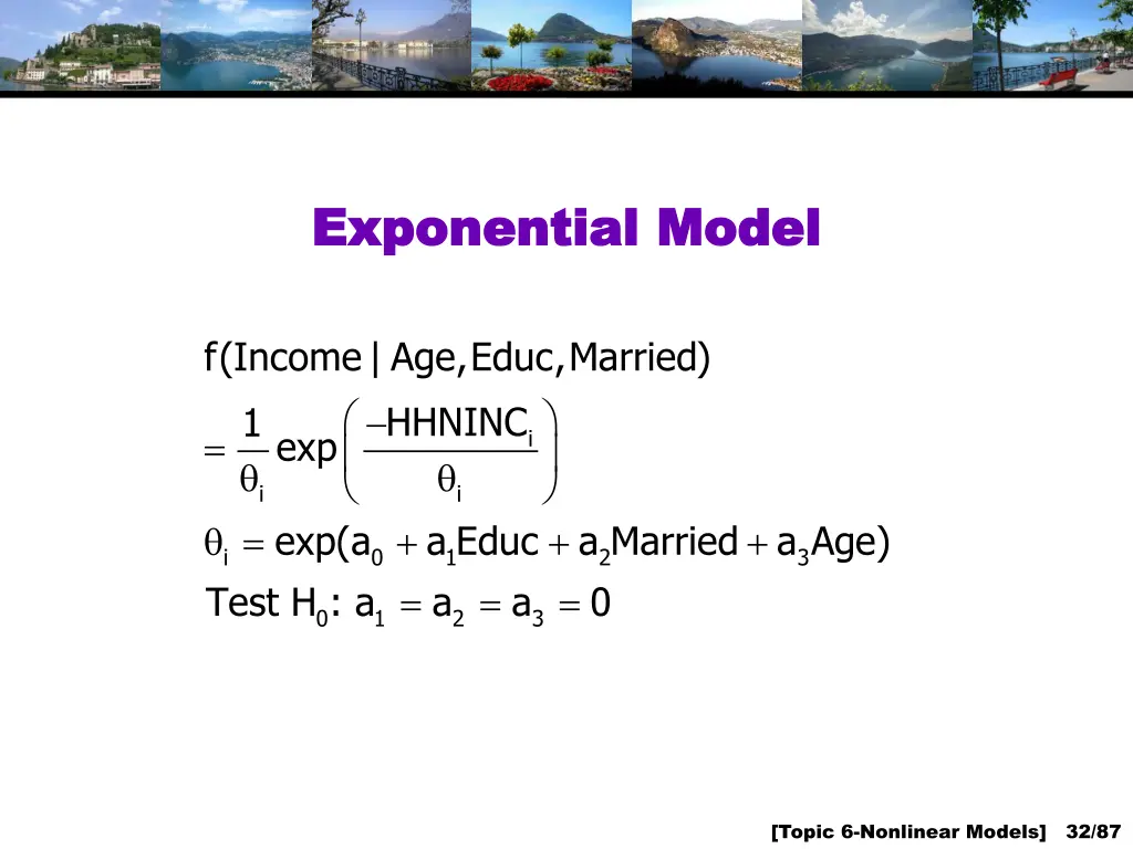 exponential model exponential model 1