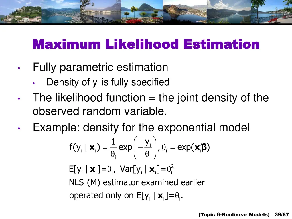maximum likelihood estimation maximum likelihood