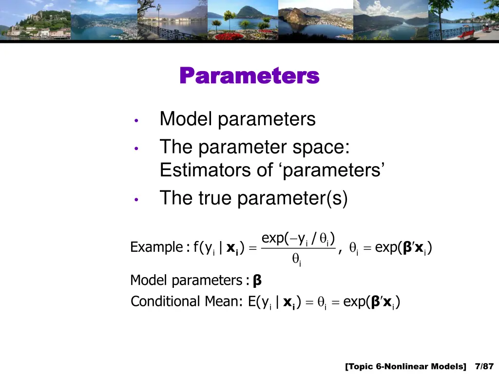 parameters parameters