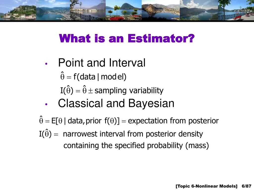 what is an estimator what is an estimator