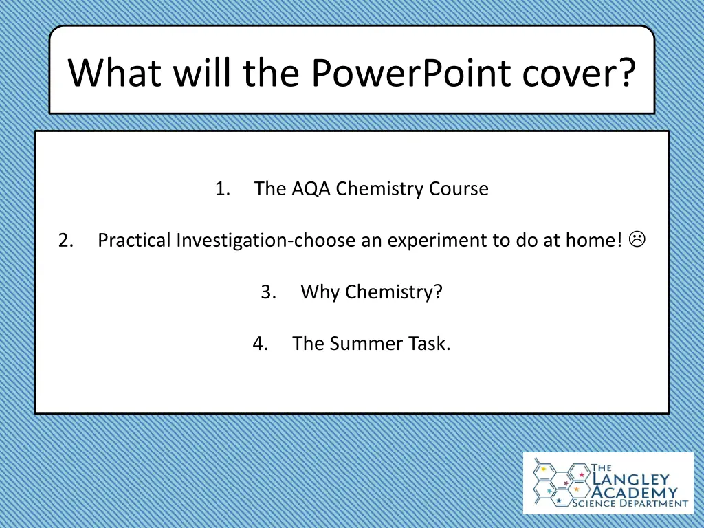 what will the powerpoint cover