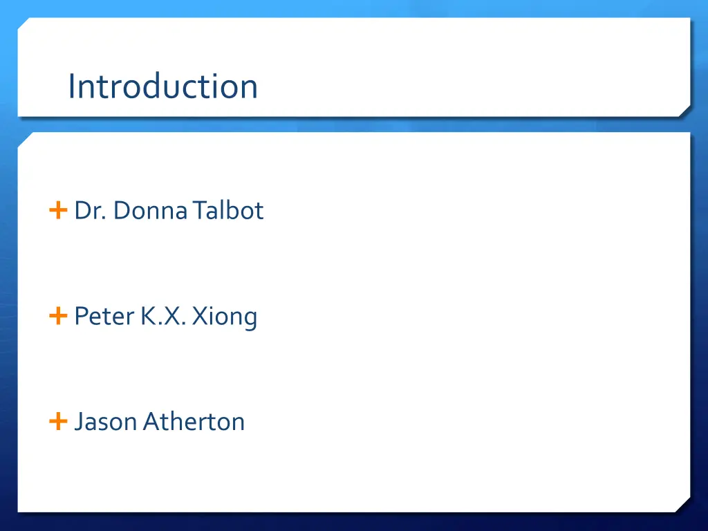 introduction
