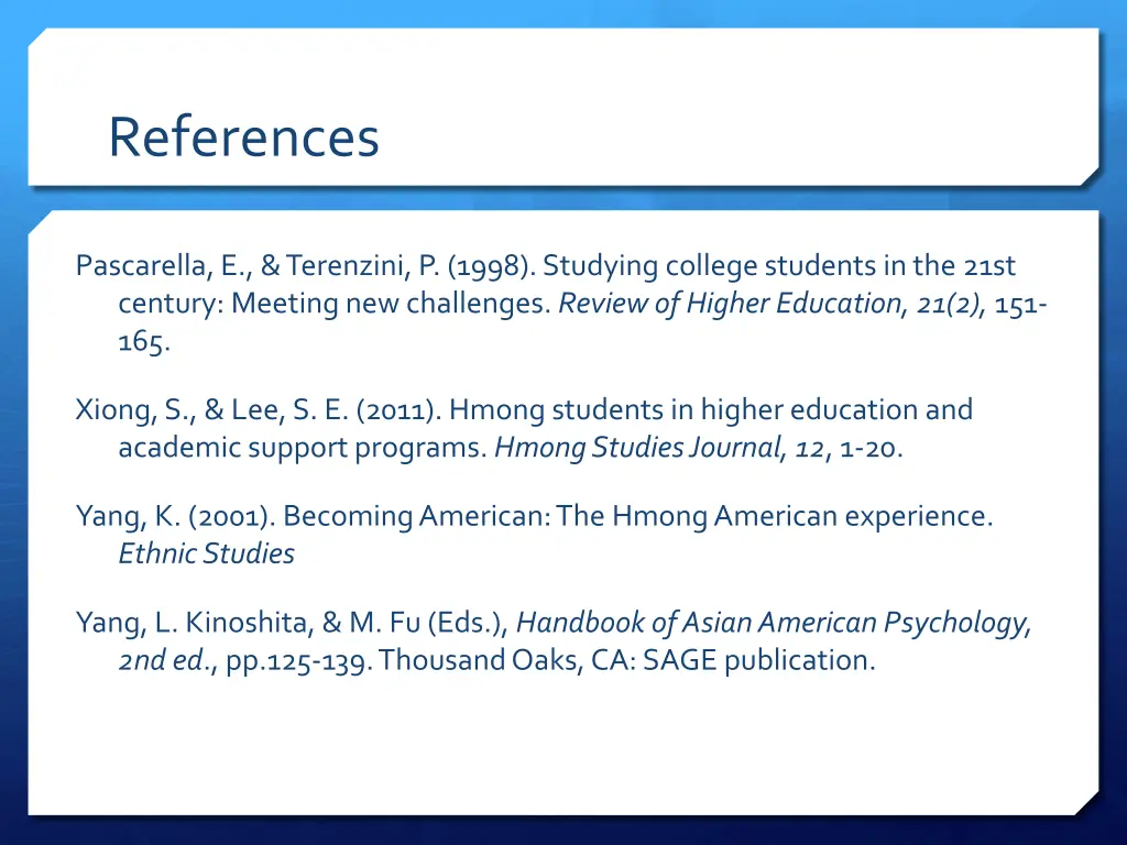 references 1