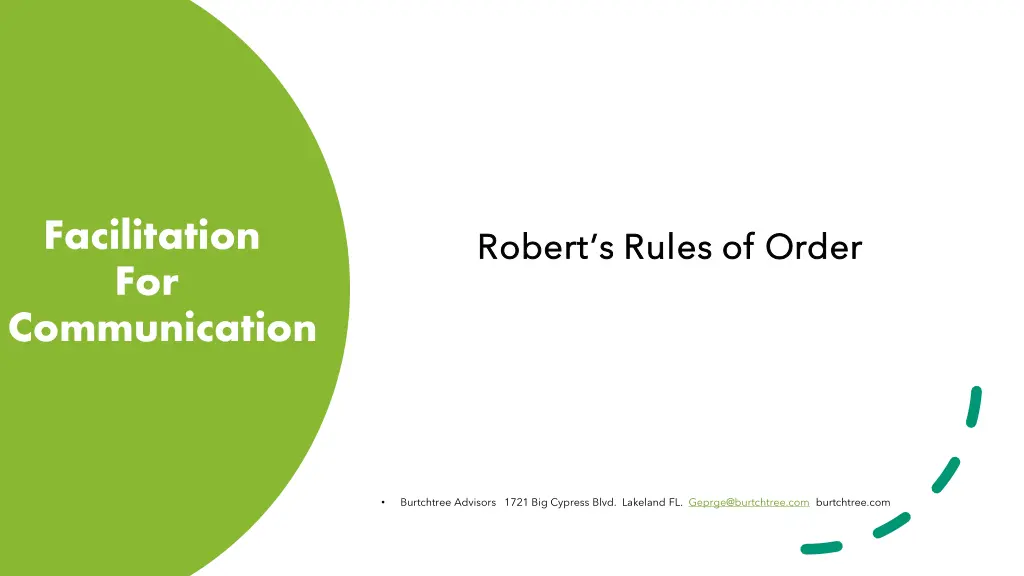 facilitation for communication 1