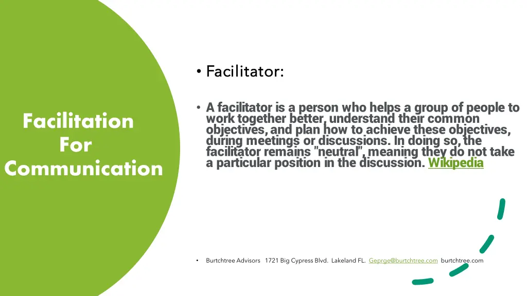 facilitator facilitator