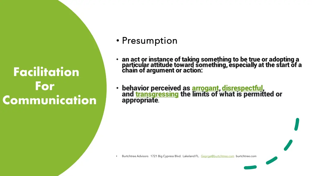 presumption presumption