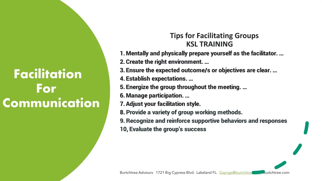 tips for facilitating groups ksl training