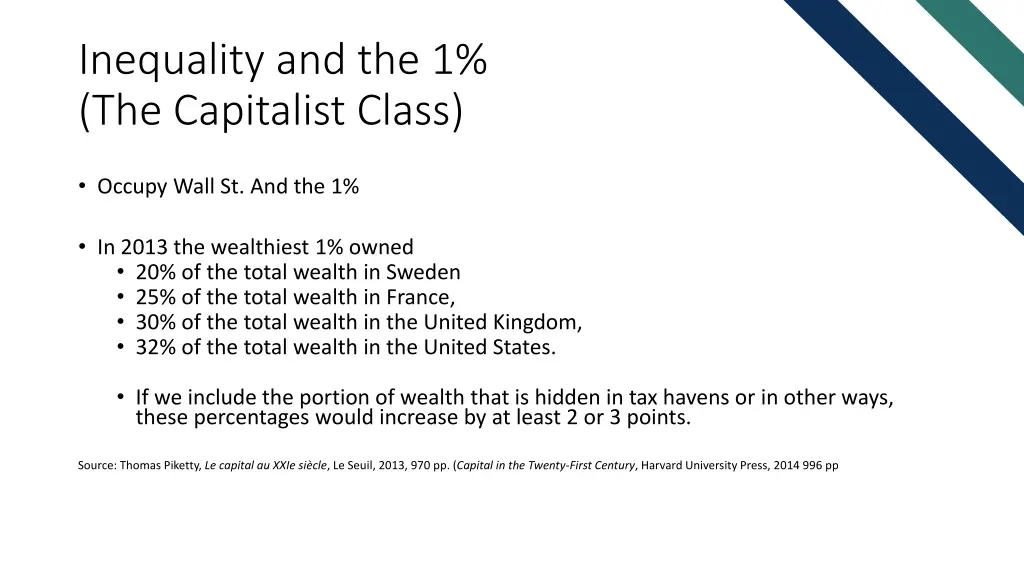 inequality and the 1 the capitalist class