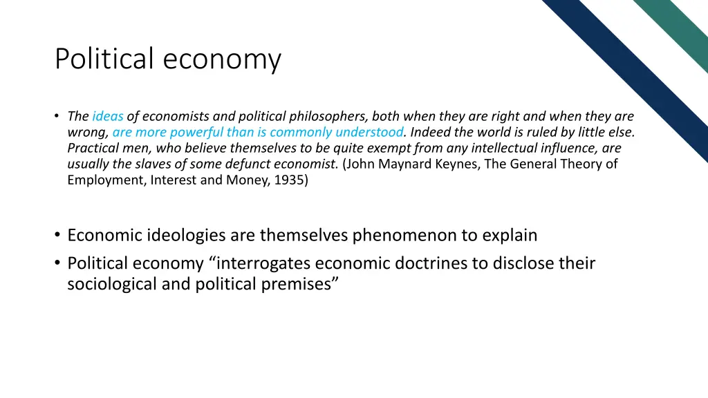 political economy 1