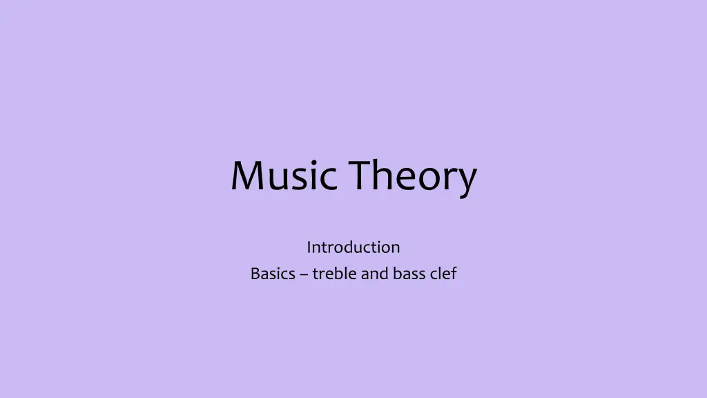 music theory