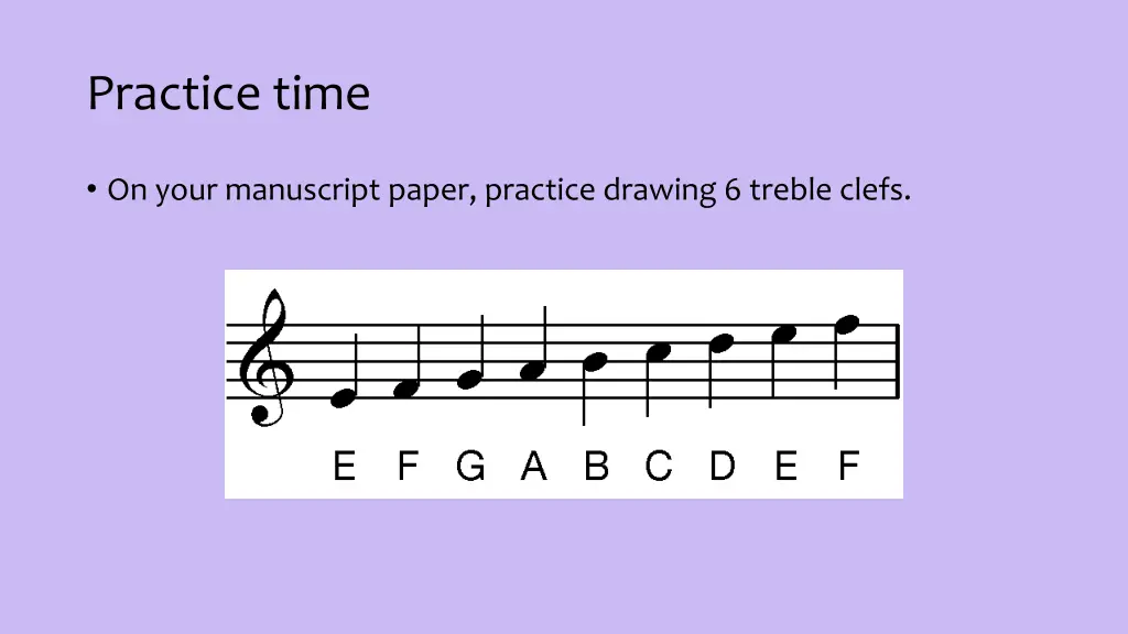 practice time