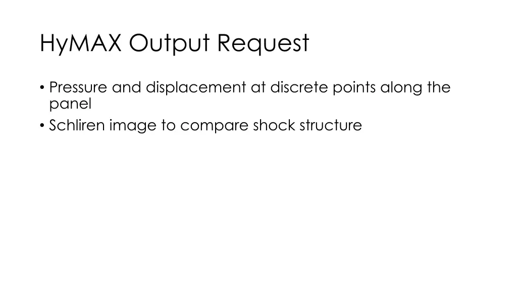 hymax output request