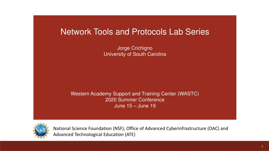 network tools and protocols lab series