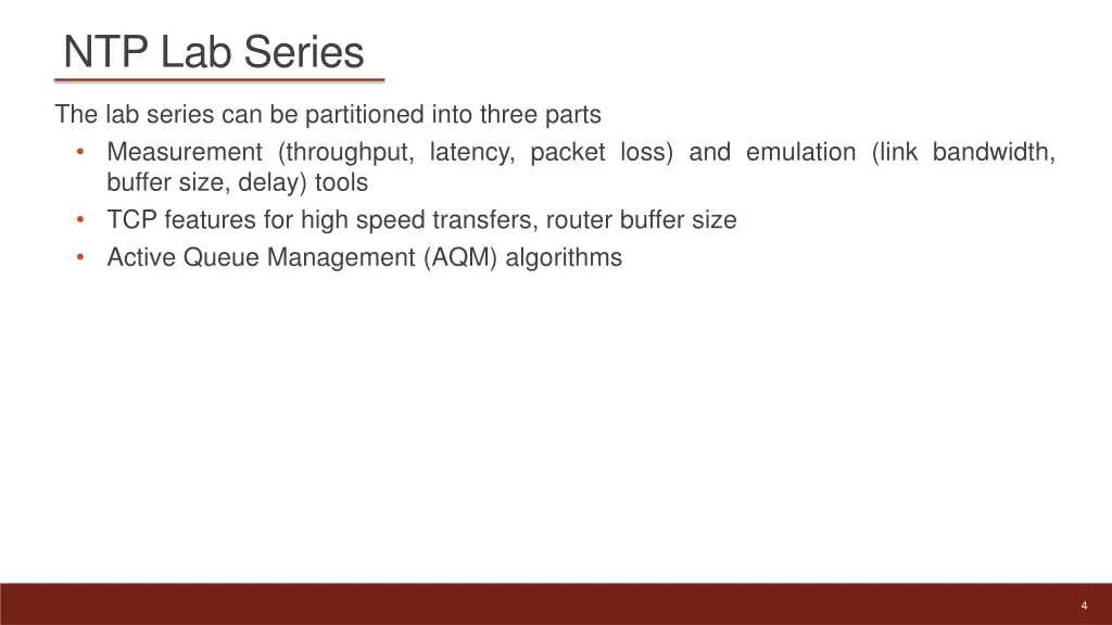ntp lab series 1