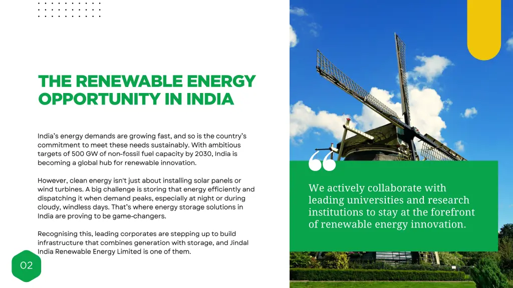 the renewable energy opportunity in india