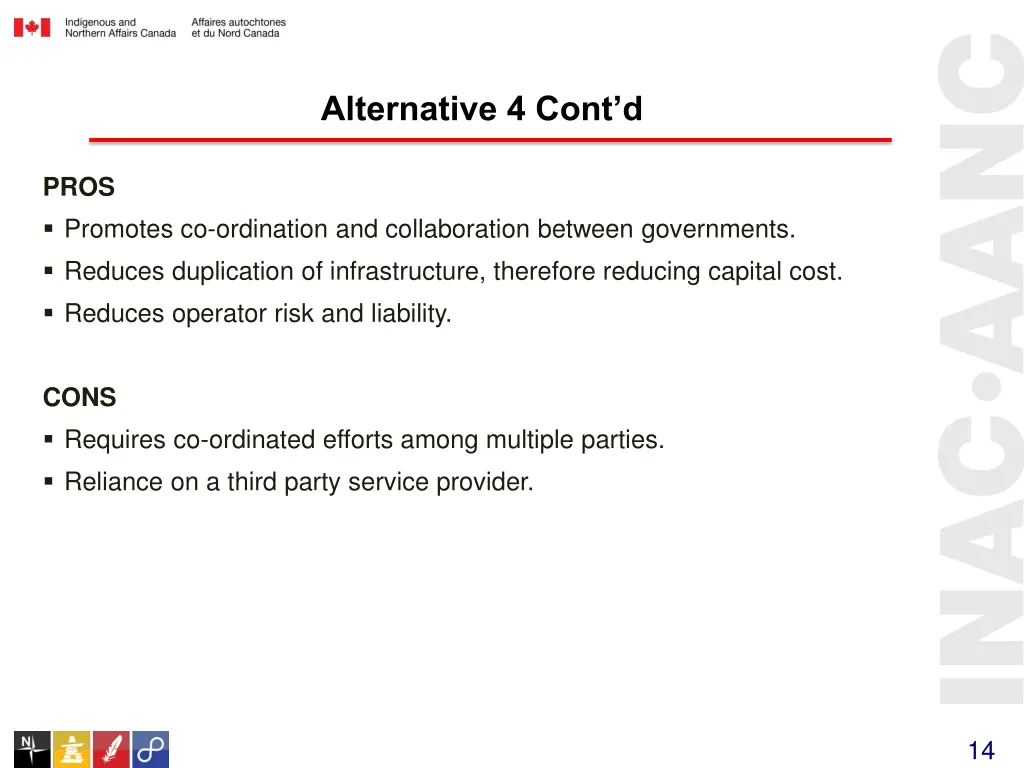 alternative 4 cont d