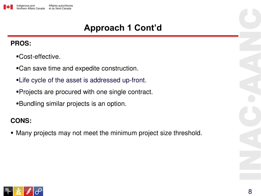approach 1 cont d