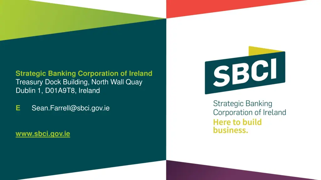 strategic banking corporation of ireland treasury