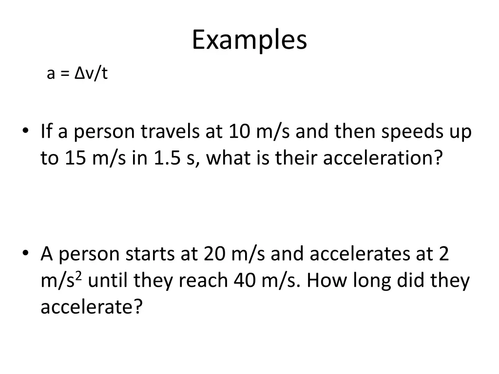 examples