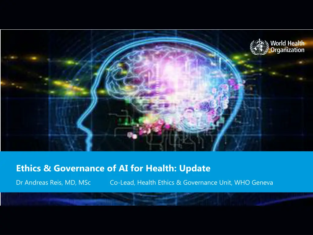 ethics governance of ai for health update