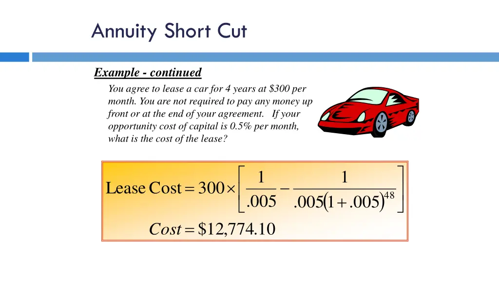 annuity short cut 1