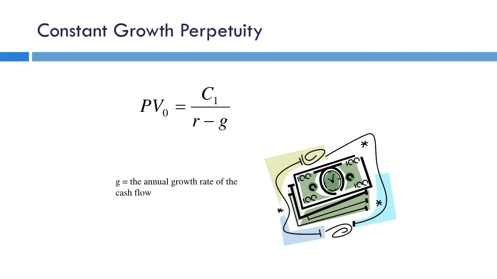 constant growth perpetuity
