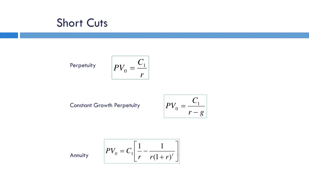 short cuts 1