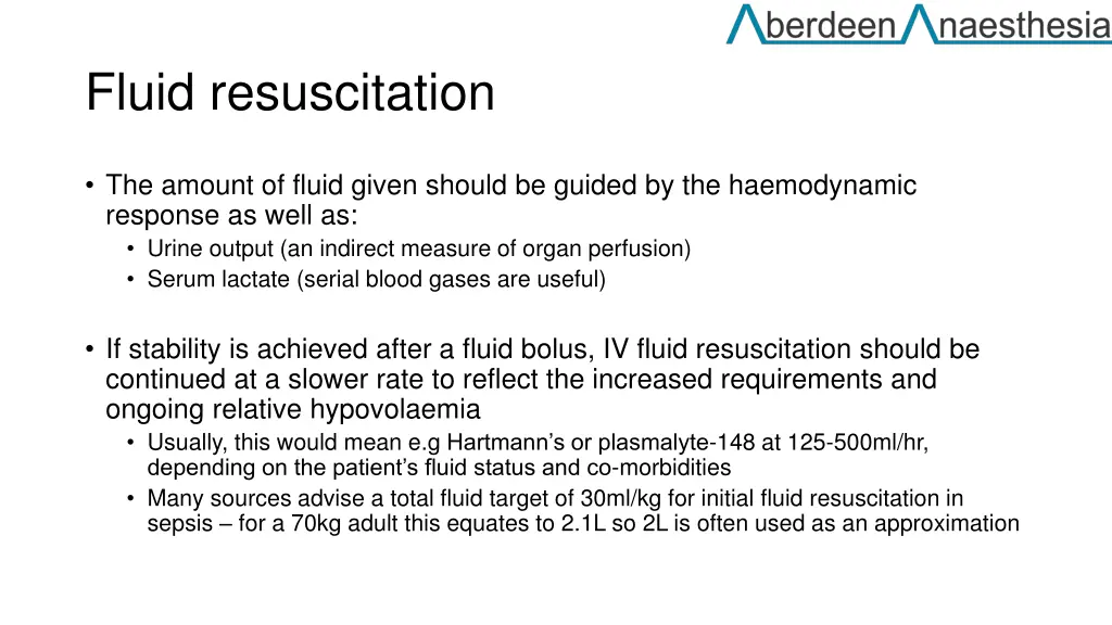 fluid resuscitation 1