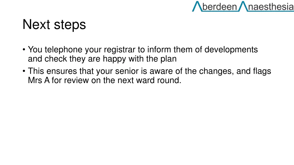 next steps 2