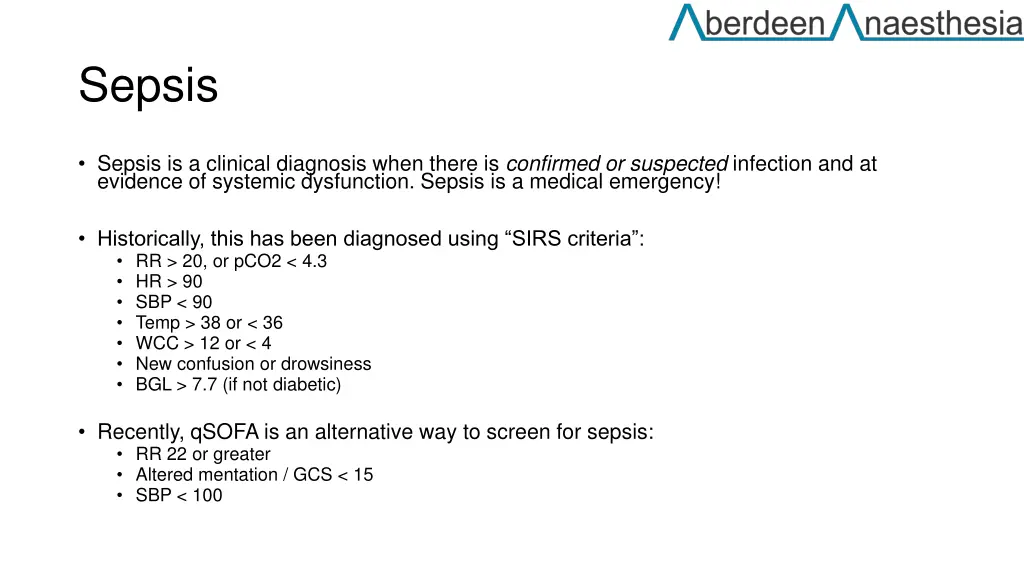 sepsis