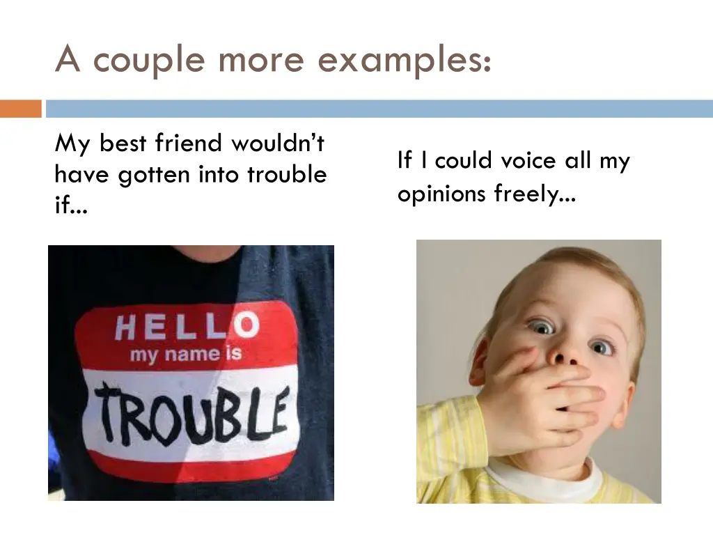 a couple more examples