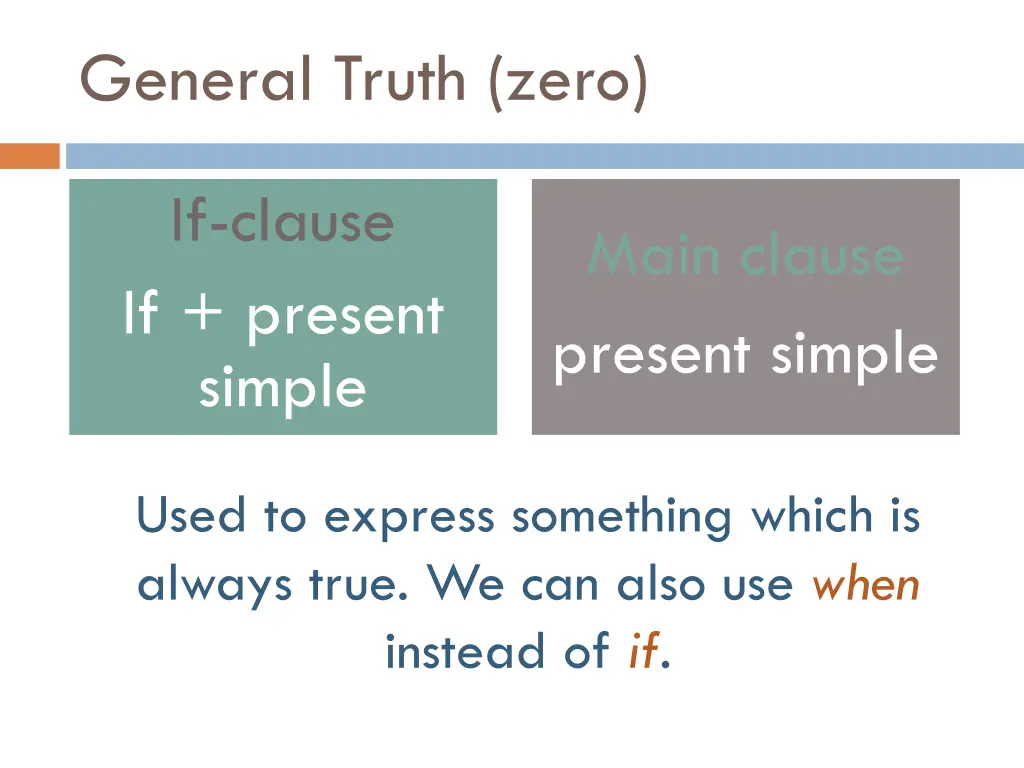 general truth zero