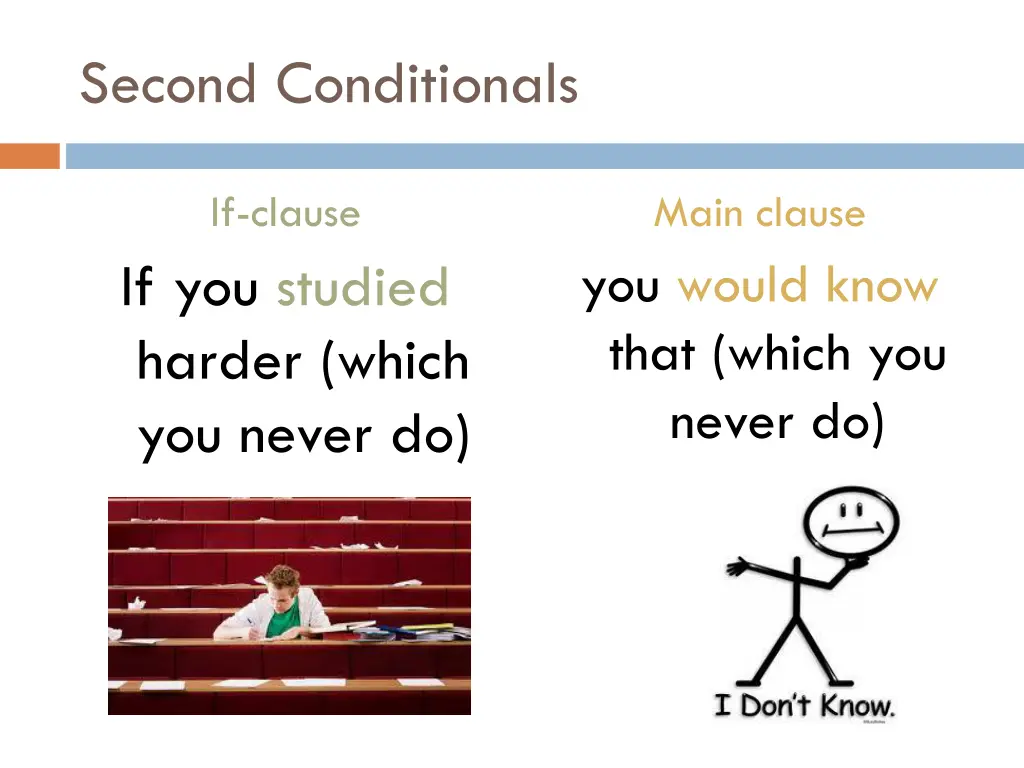 second conditionals