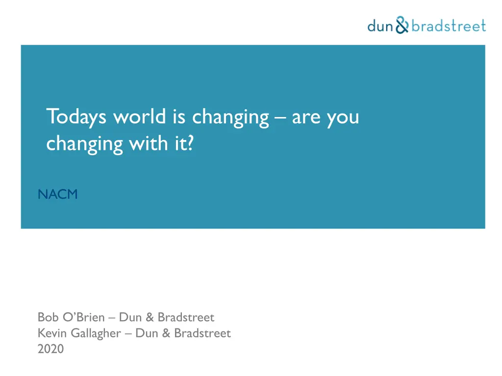 todays world is changing are you changing with it