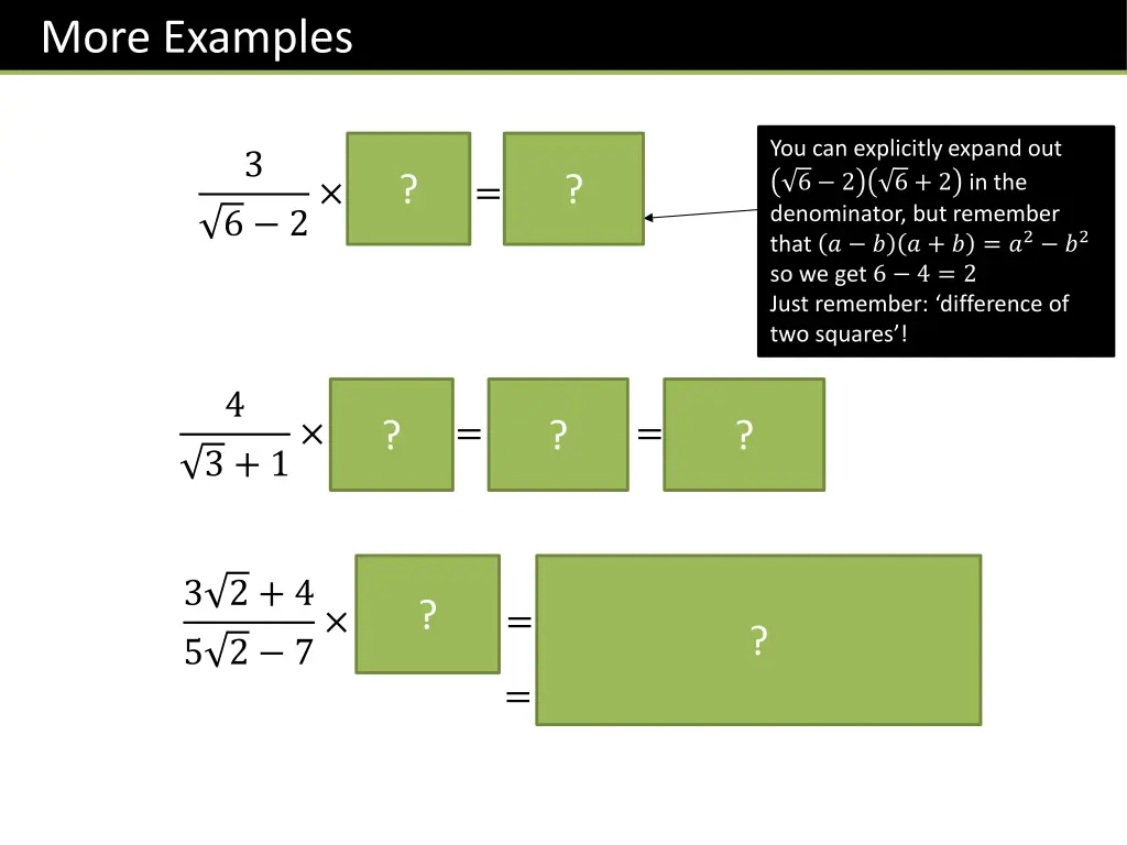 more examples 1