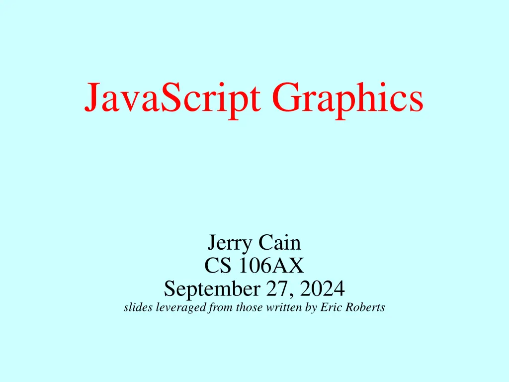 javascript graphics