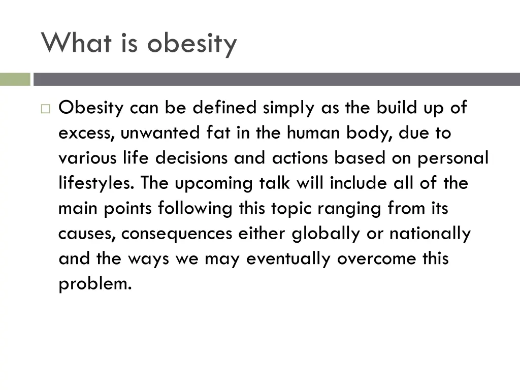 what is obesity