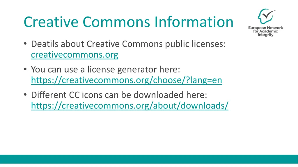 creative commons information