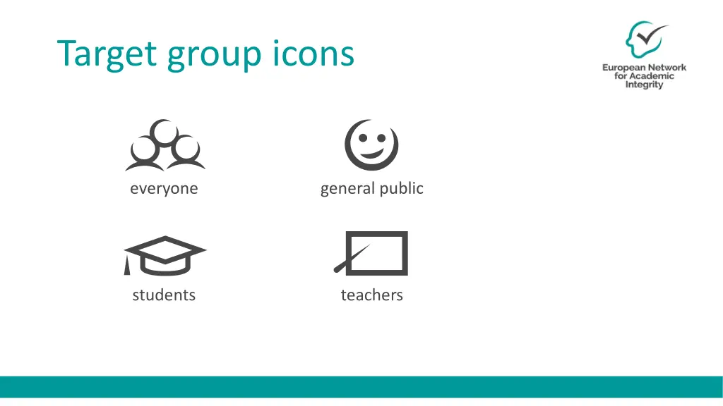 target group icons