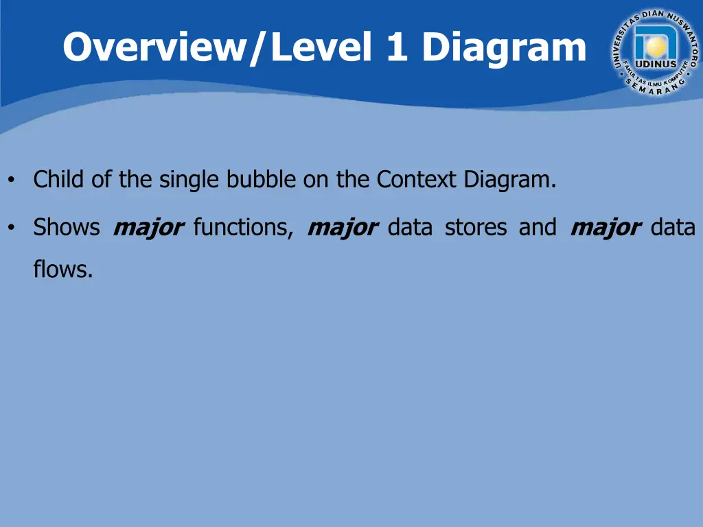 overview level 1 diagram