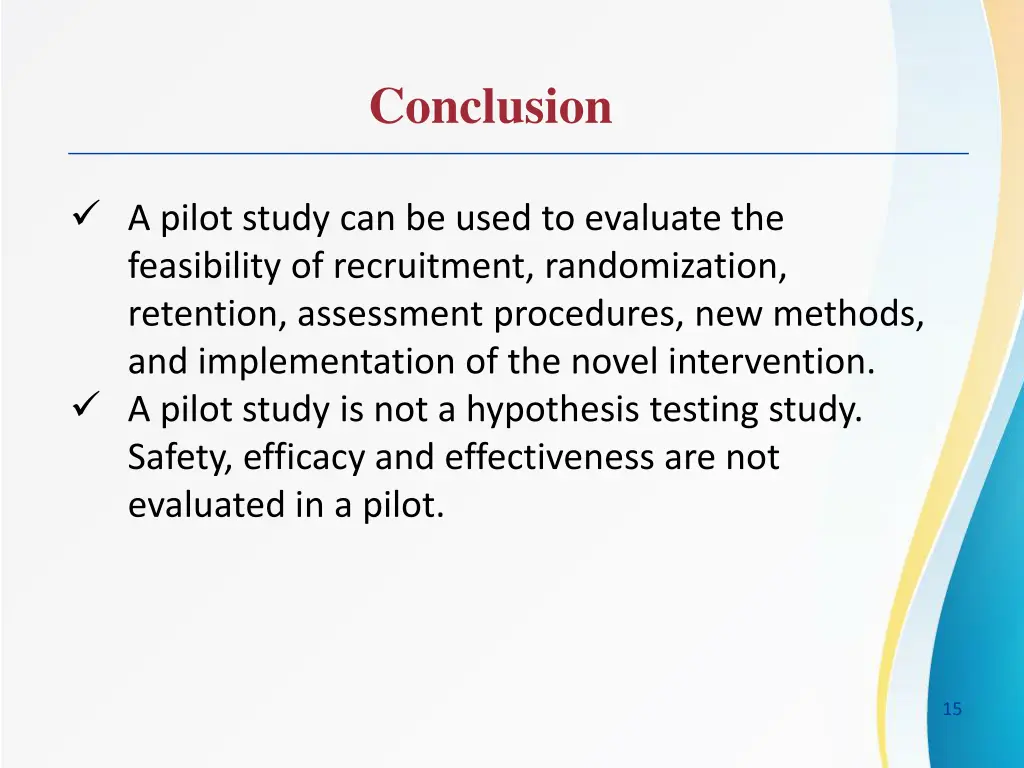 conclusion