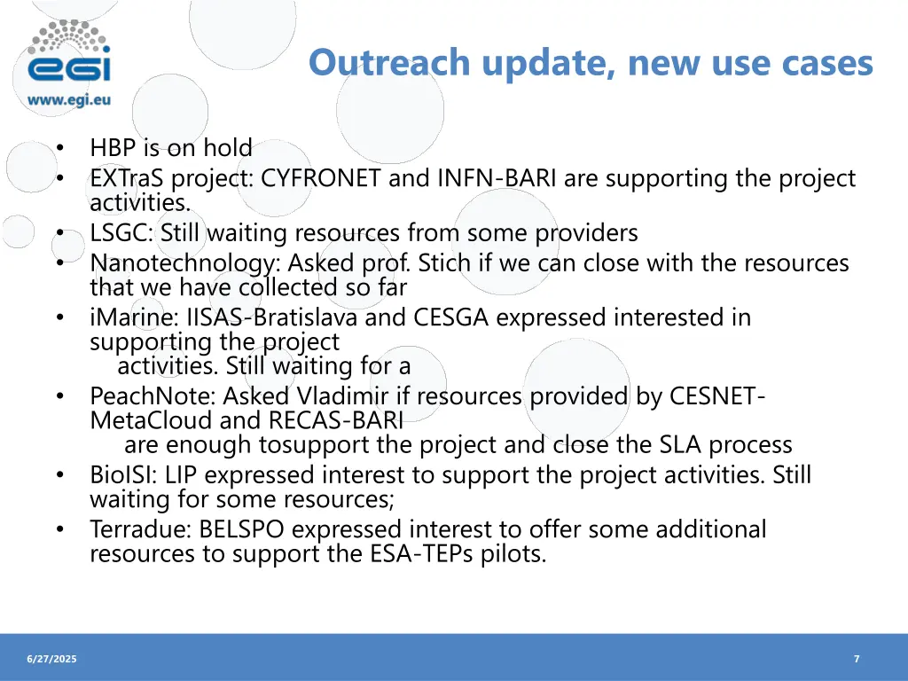 outreach update new use cases