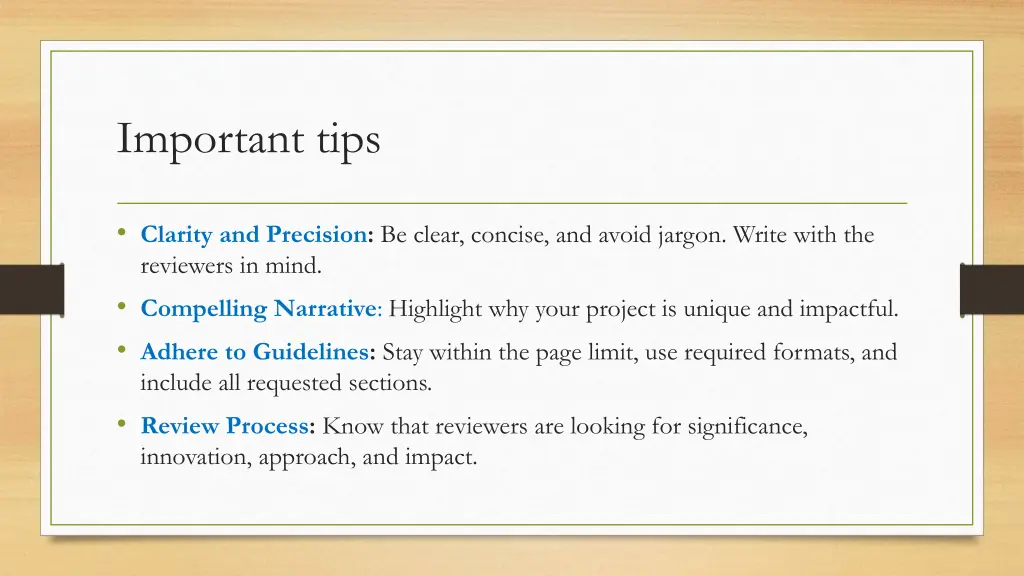 important tips 2
