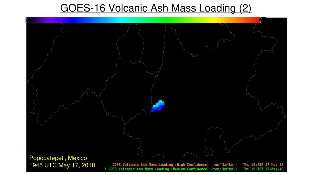 goes 16 volcanic ash mass loading 2