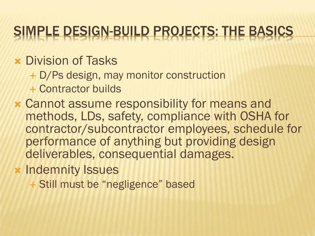 simple design build projects the basics