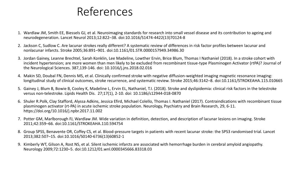 references