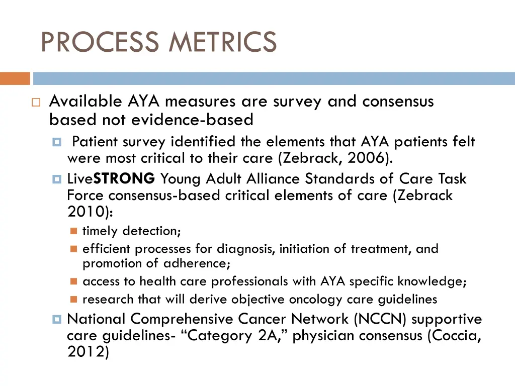 process metrics