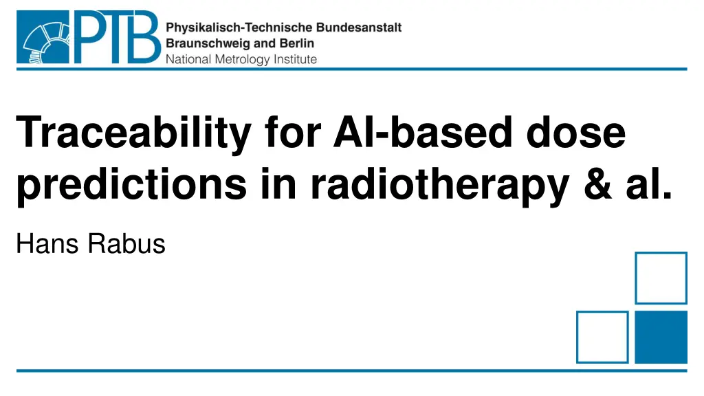traceability for ai based dose predictions